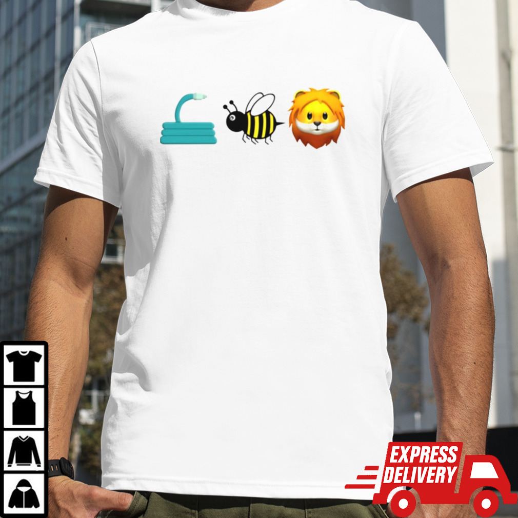 Tzedek Hose Bee Lion shirt