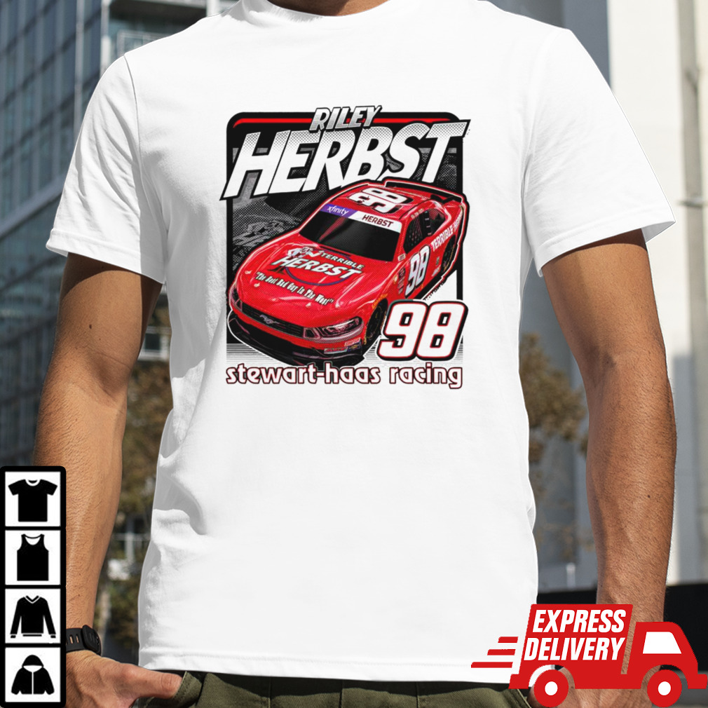 Riley Herbst 2024 Terrible Herbst Stewart-Haas Racing shirt