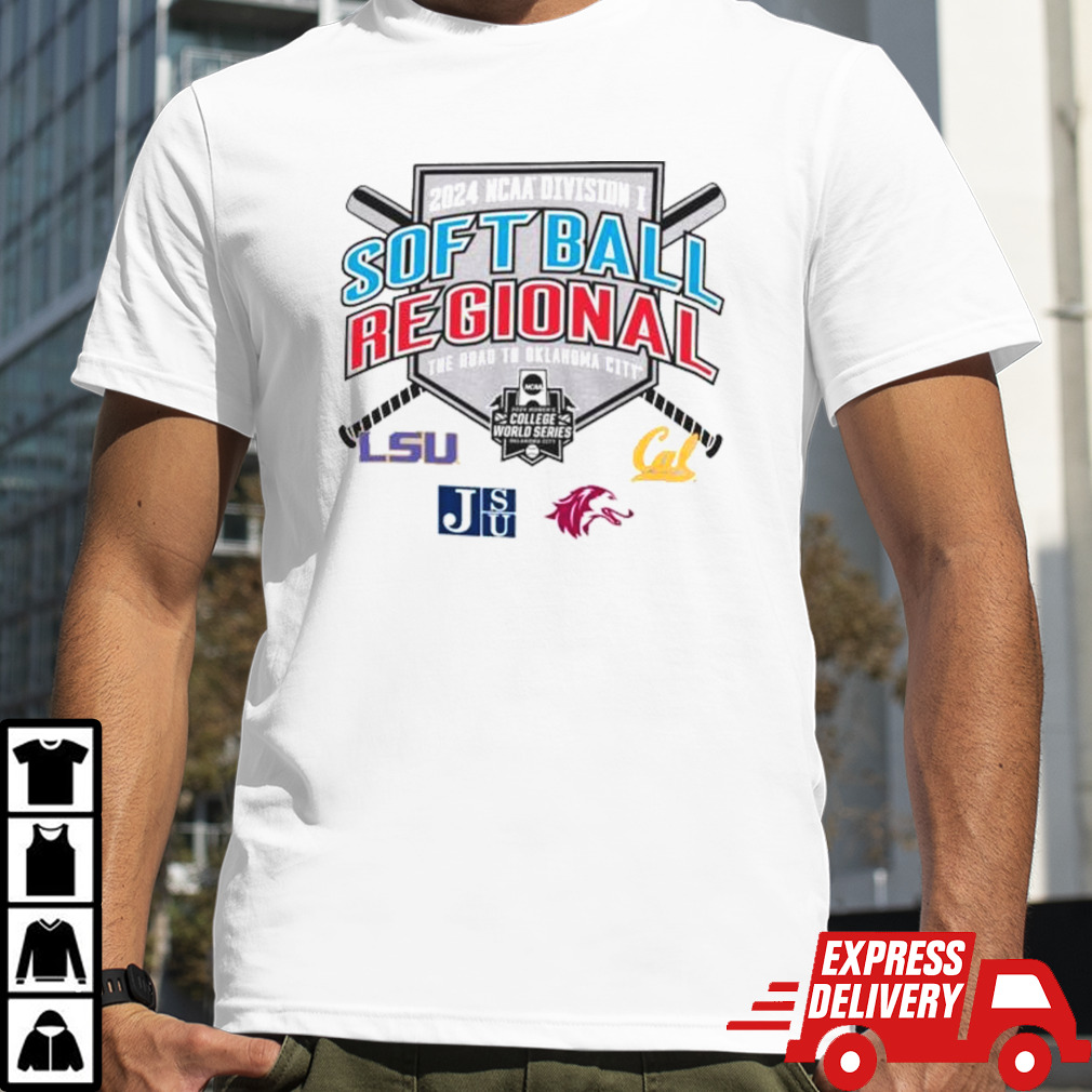 2024 NCAA Division I Softball Regional Four Teams Shirt