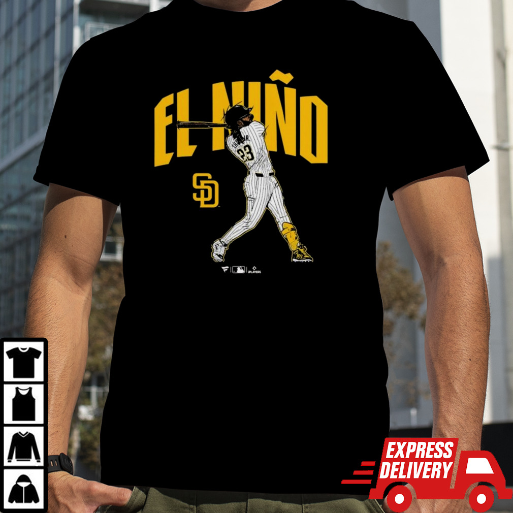 Fernando Tatis Jr. San Diego Padres Player Swing T-Shirt