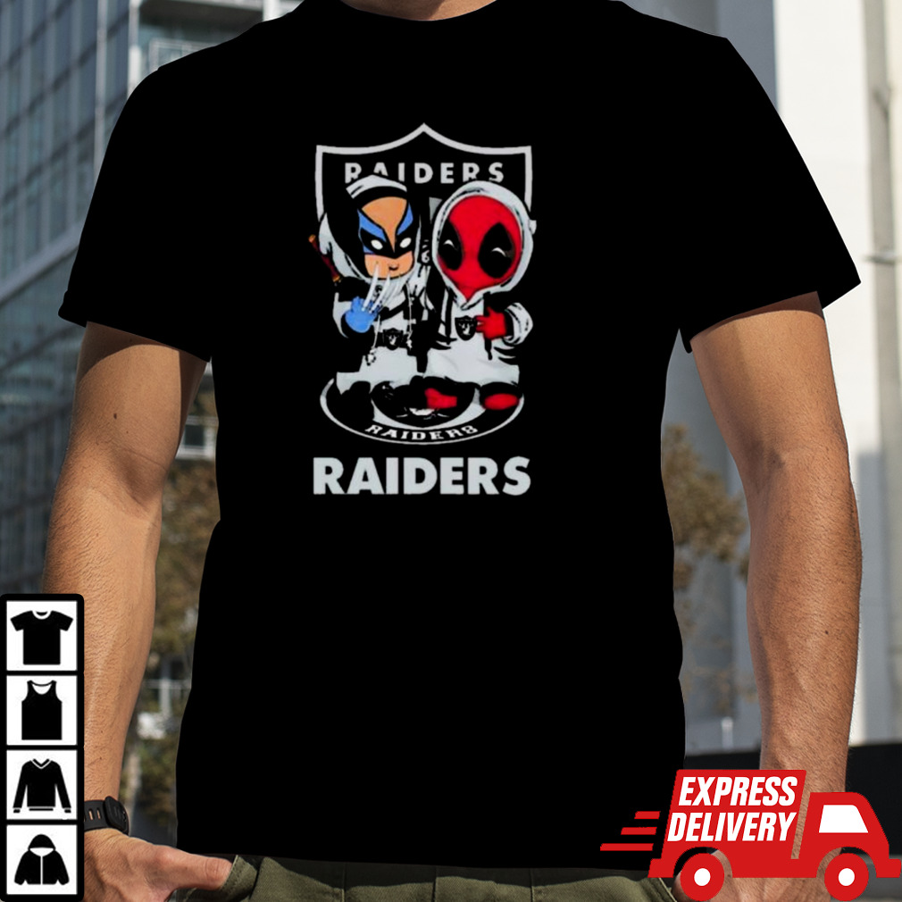 Friends Marvel Deadpool Wolverine Las Vegas Raiders Shirt