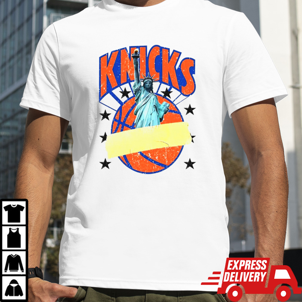 New York Knicks Basketball Statue Of Liberty shirt