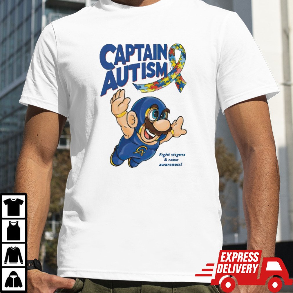 Captain Autism Super Captain autism shirt