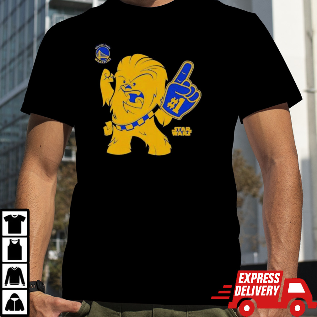 Golden State Warriors Star Wars Chewie #1 Fan Shirt