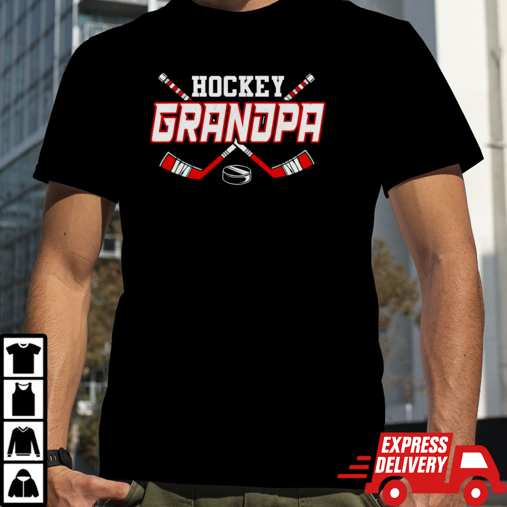 Hockey grandpa shirt