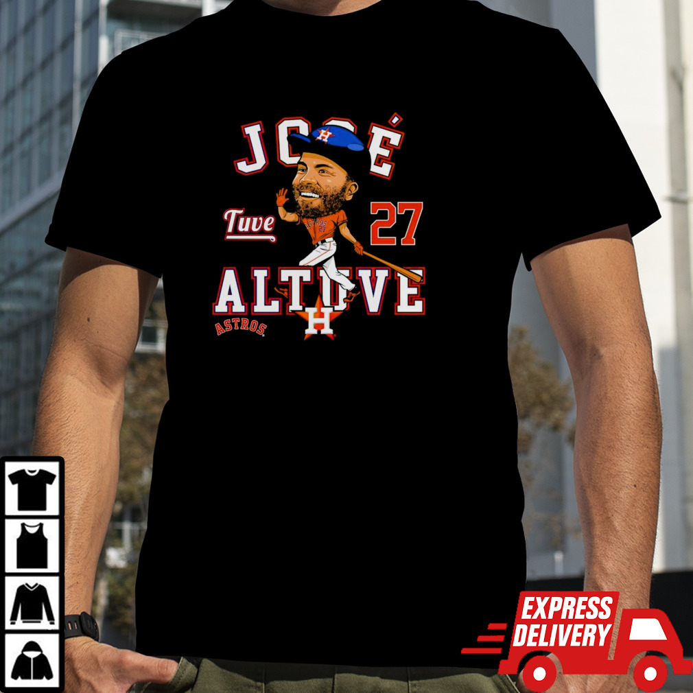 Houston Astros Jose Altuve caricature shirt