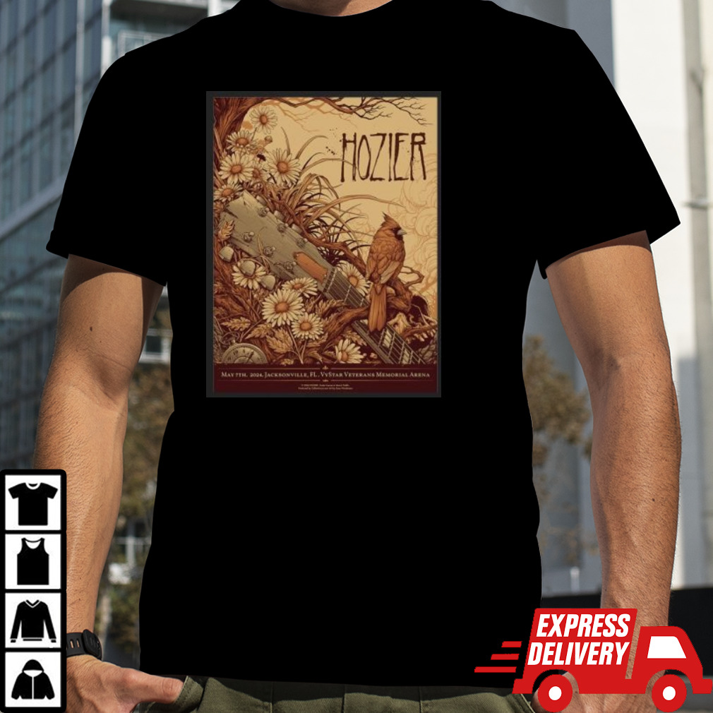 Hozier May 7, 2024 Jacksonville,FL Show Poster Shirt