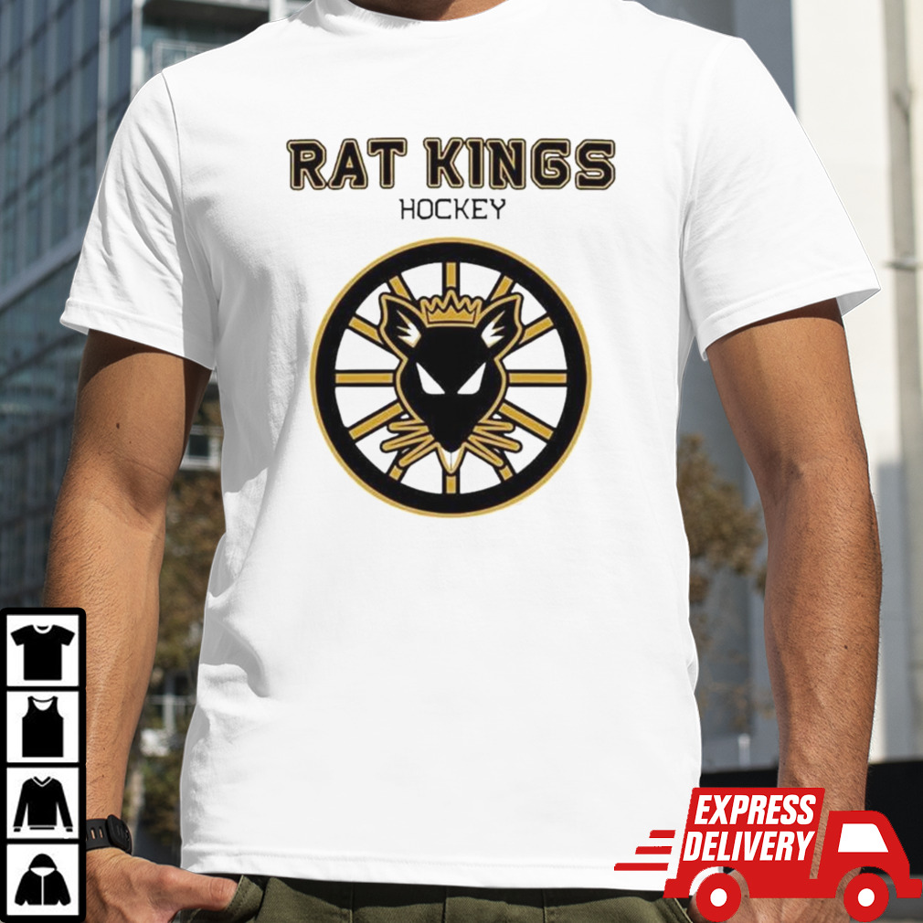 Rat Kings Hockey Boston Bruins Circle Logo Shirt