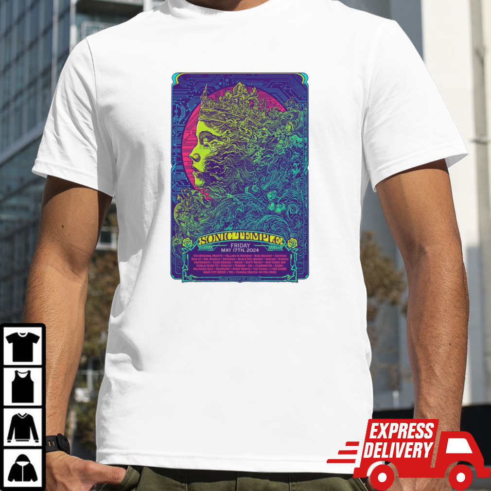 Sonic Temple Event May 17th 2024 Poster shirt