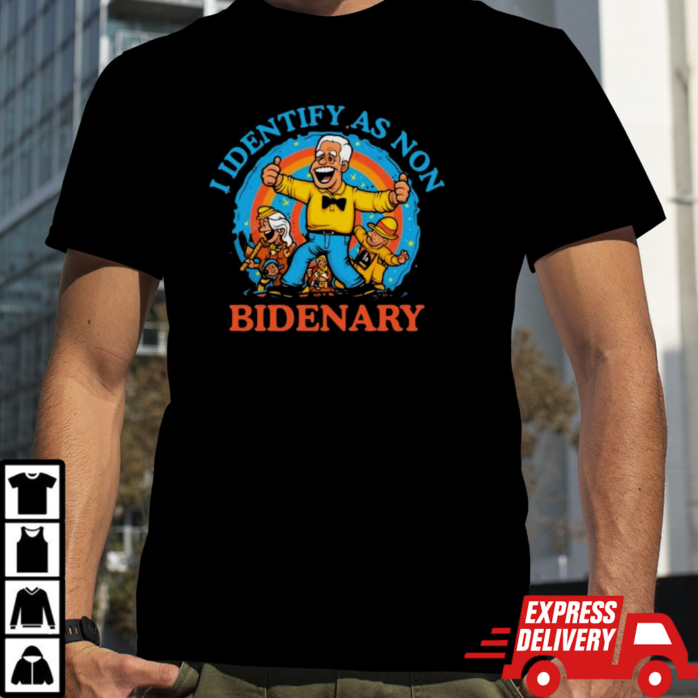 Identify As Non Bidenary 4th Of July T-Shirt