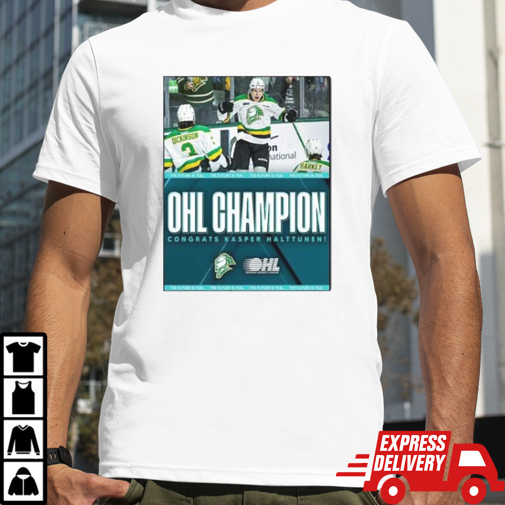 Alttunen And The London Knights On Winning The Ohl Championship Poster T-Shirt