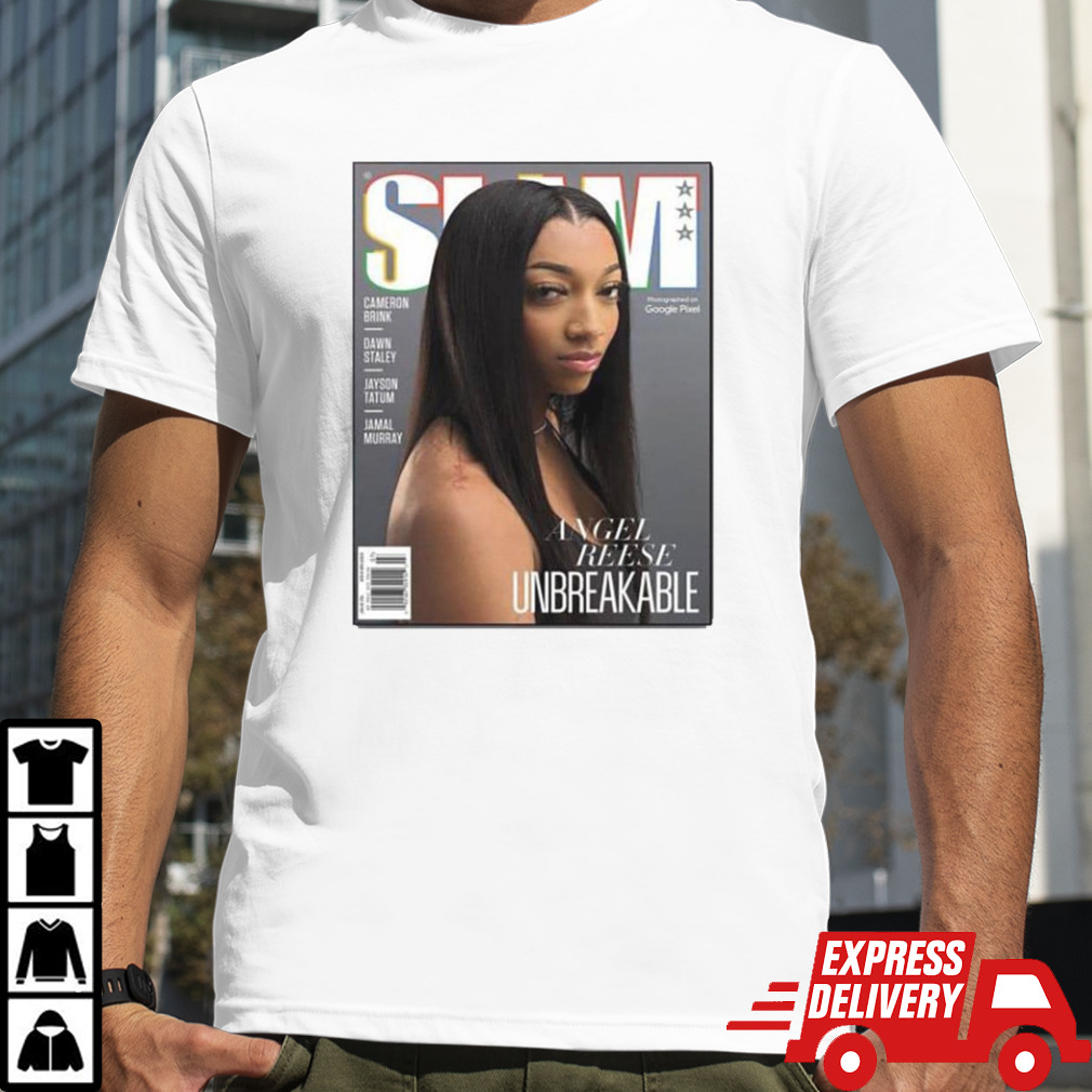 Angel Reese Unbreakable On The Slam 250 Magazine Latest Cover Issue Poster T-Shirt