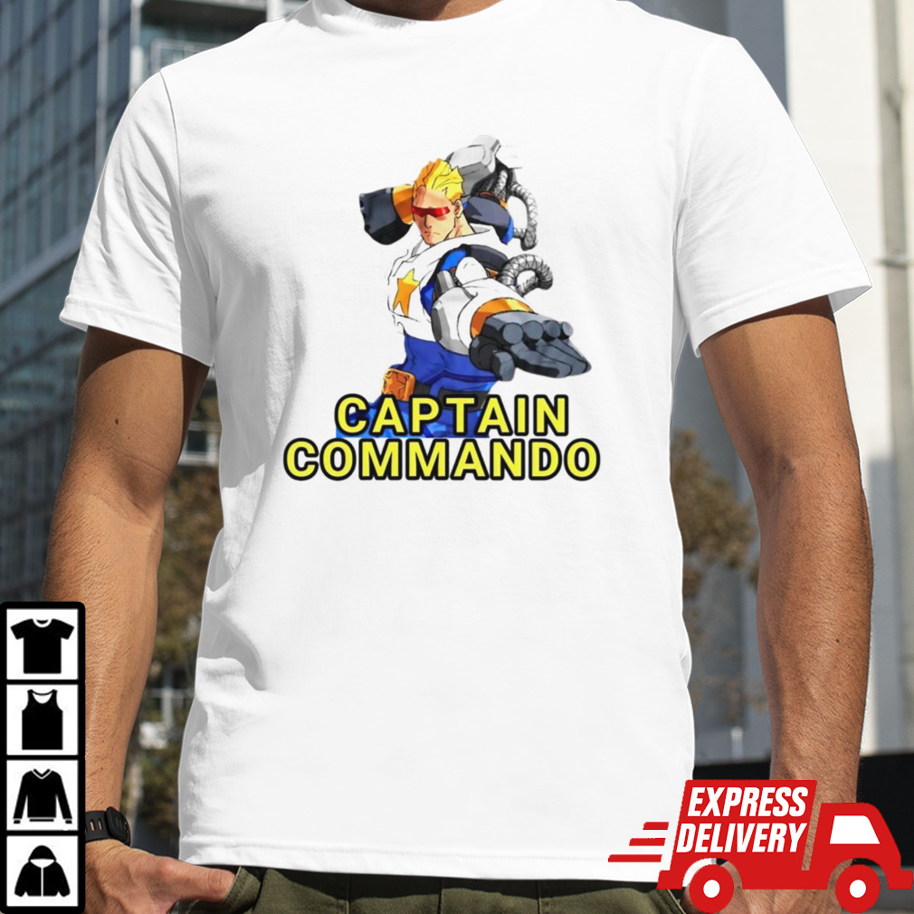 Captain Commando cartoon shirt