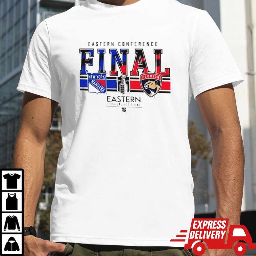 Florida Panthers Vs New York Rangers 2024 Eastern Conference Final Matchup Graphic shirt