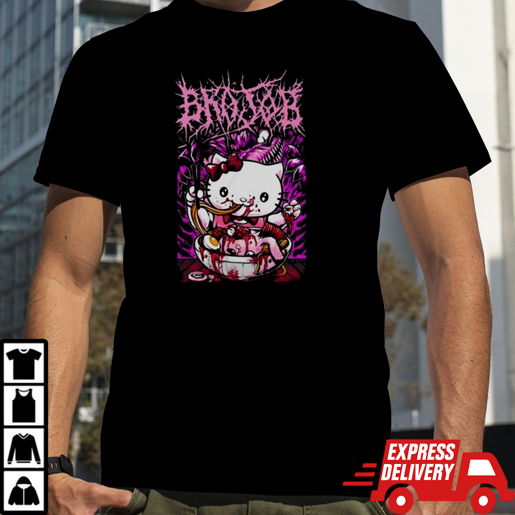 Indie Hello Kitty Brojob Ramen Deathcore Bundle T-shirt