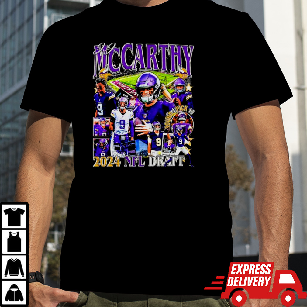 J.J. McCarthy Minnesota Vikings 2024 NFL Draft shirt