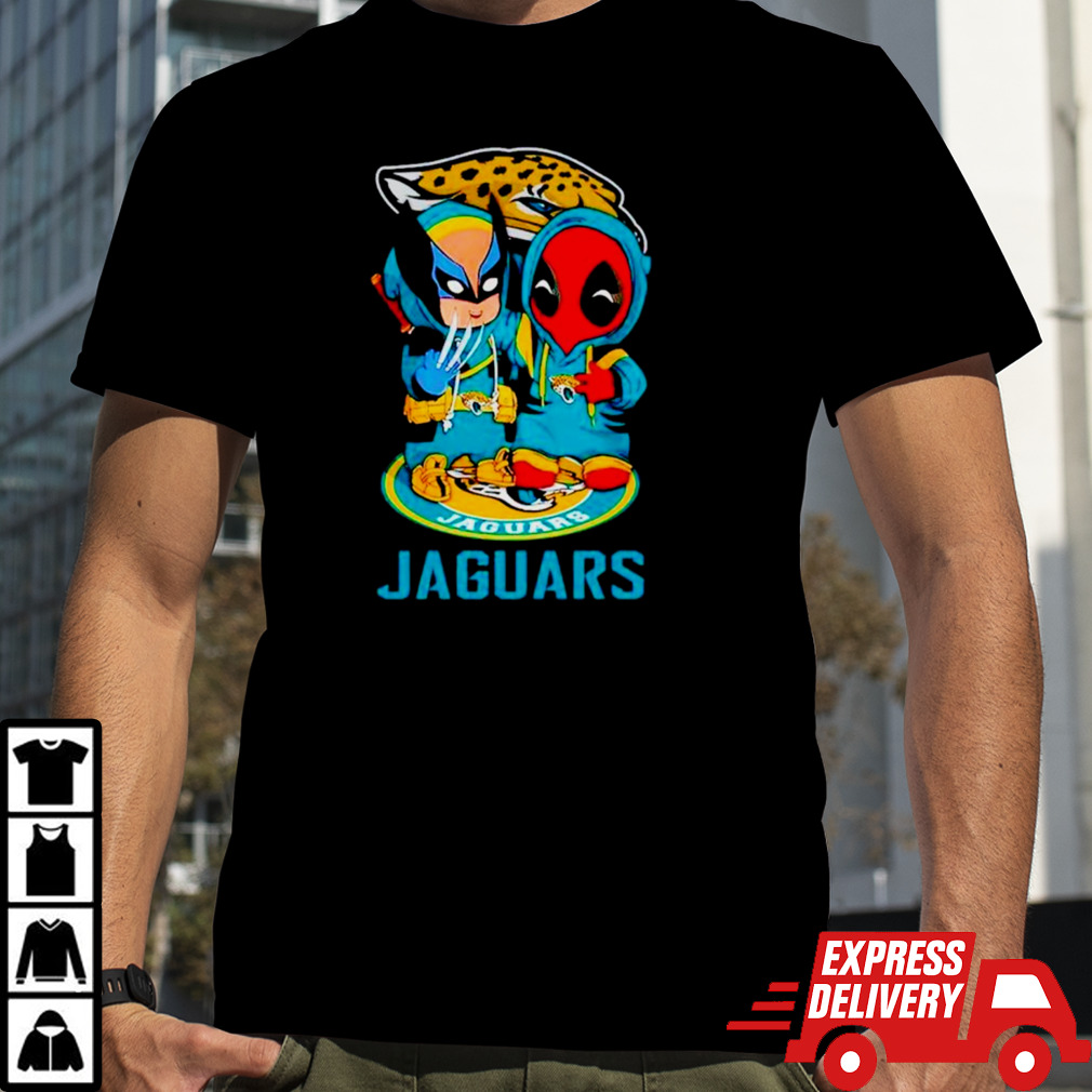 Jacksonville Jaguars Marvel Wolverine and Deadpool True friends shirt