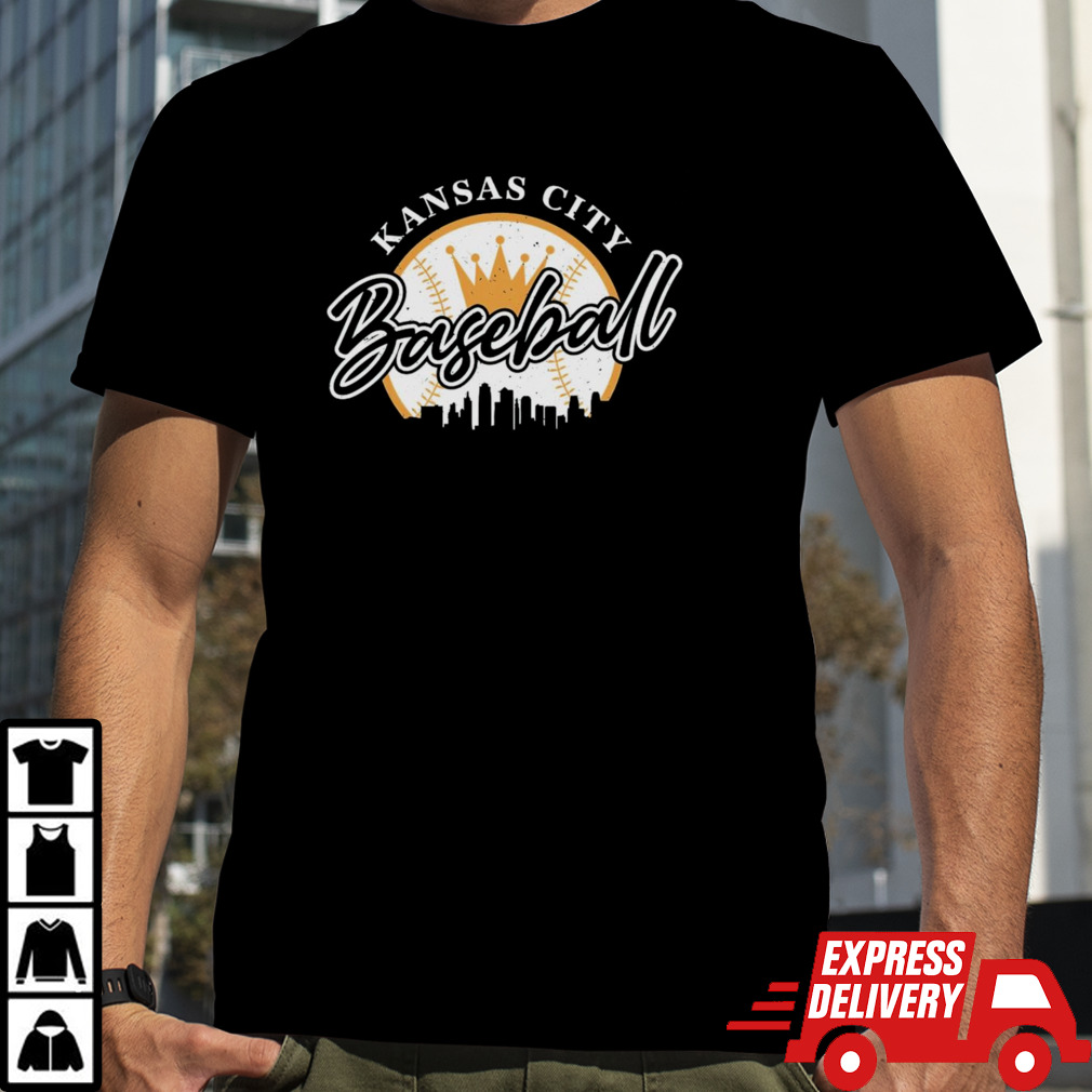 Kansas City Baseball Crown Skyline shirt