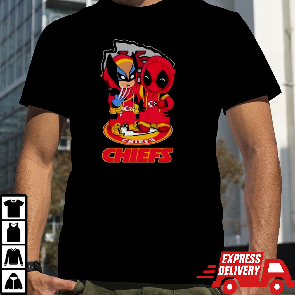 Kansas City Chiefs Marvel Wolverine Deadpool True Friends 2024 Shirt