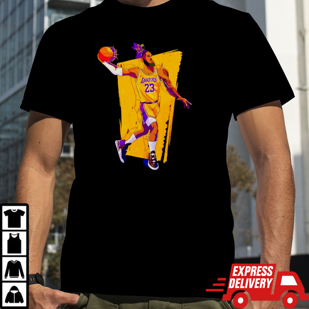 LeBron James Los Angeles Lakers Basketball Player shirt