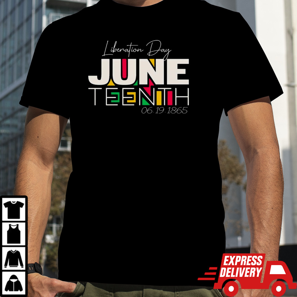 Liberation Day Juneteenth Commemorative Graphic shirt