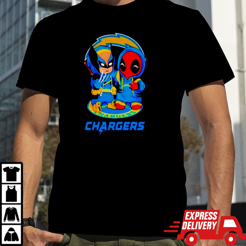 Los Angeles Chargers Marvel Wolverine and Deadpool True friends shirt