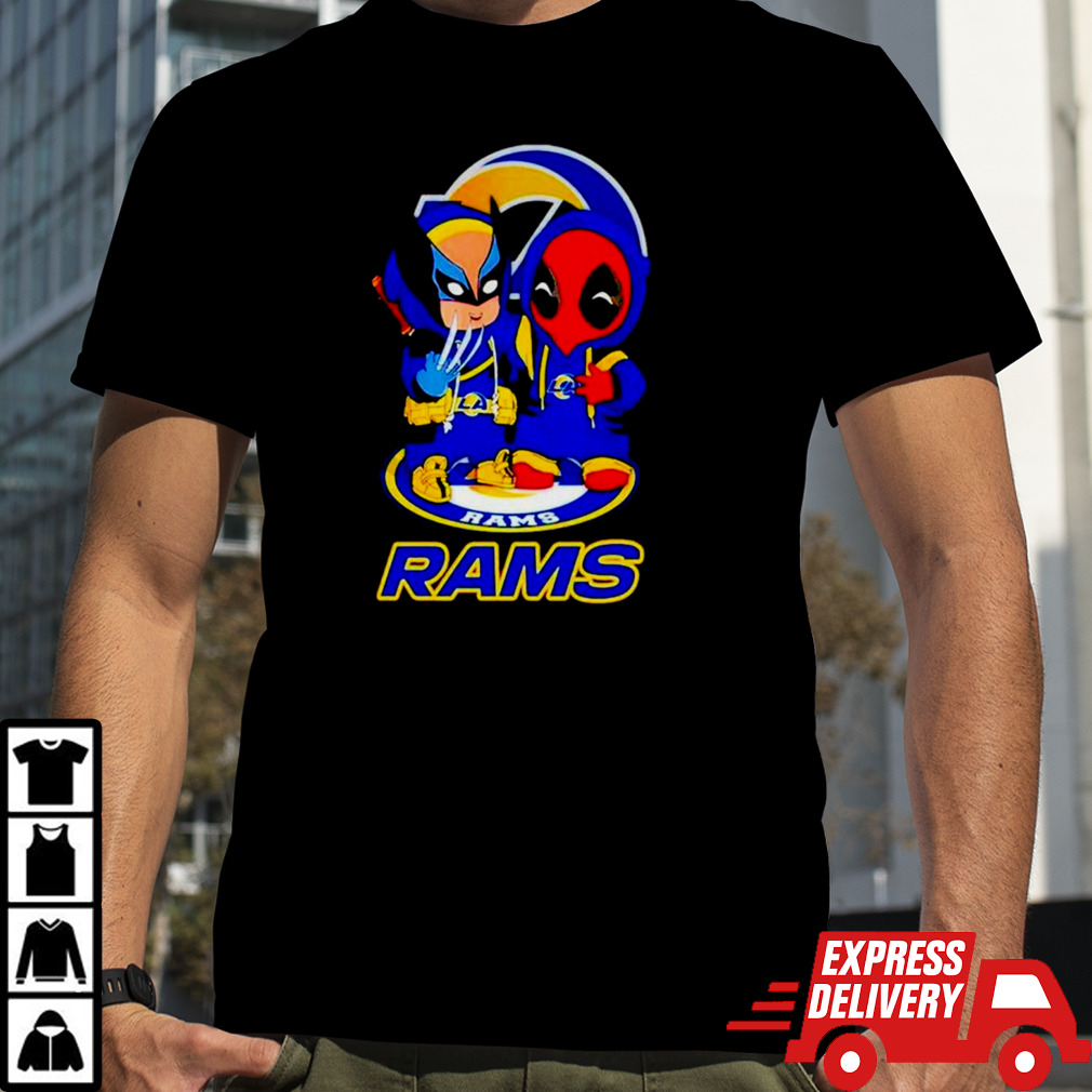 Los Angeles Rams Marvel Wolverine and Deadpool True friends shirt