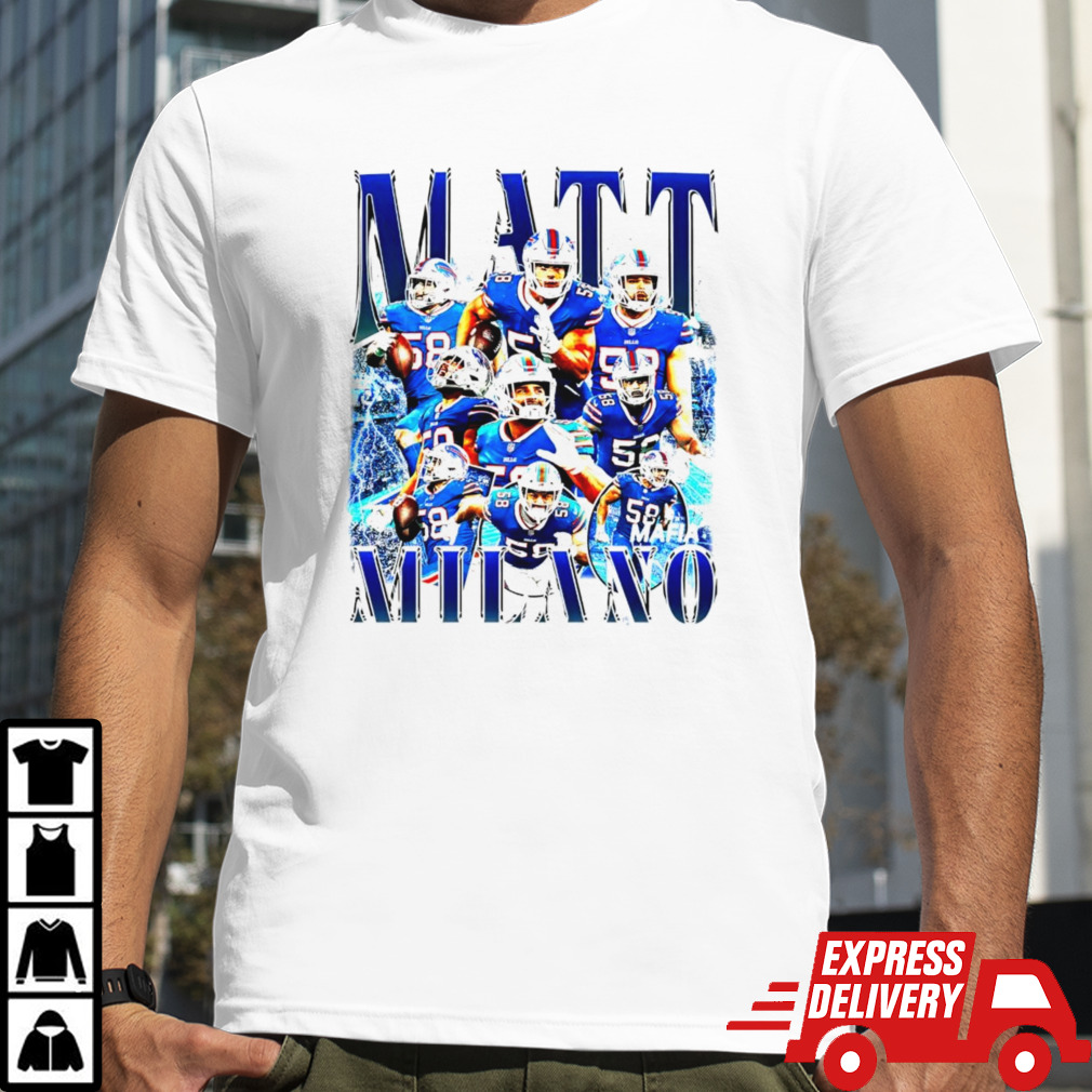 Matt Milano Buffalo Bills 2024 shirt