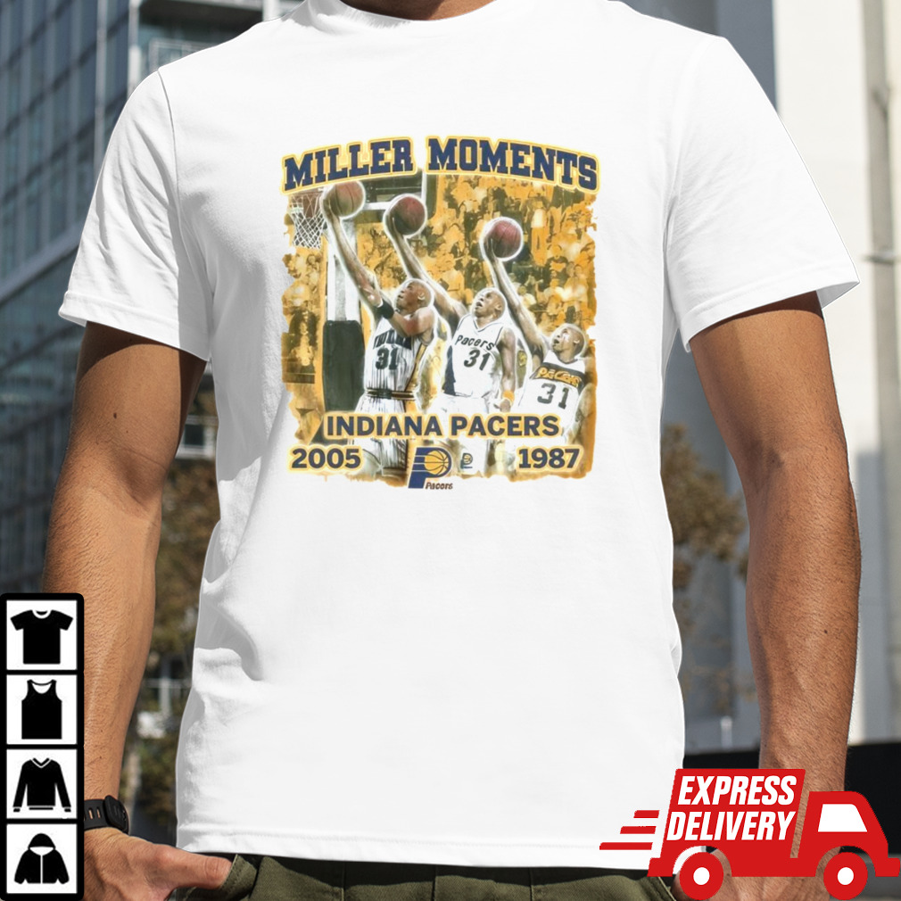 Tyrese Haliburton Reggie Miller Moments Pacers Ladies Boyfriend Shirt