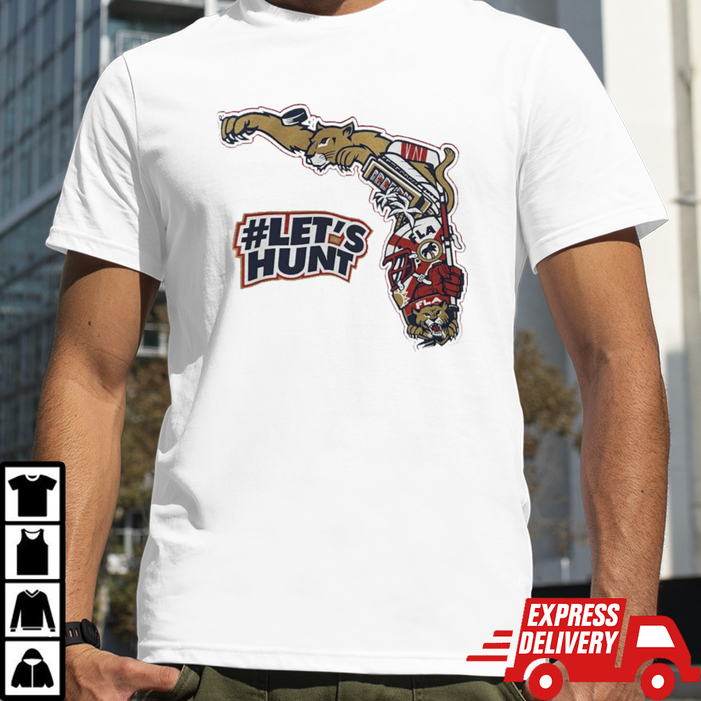 Florida Panthers let’s hunt map shirt