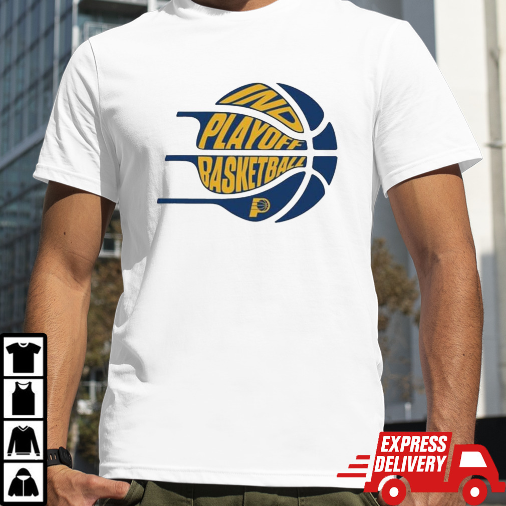 Indiana Pacers 2024 NBA Playoffs Game 6 Gold Out T-Shirt