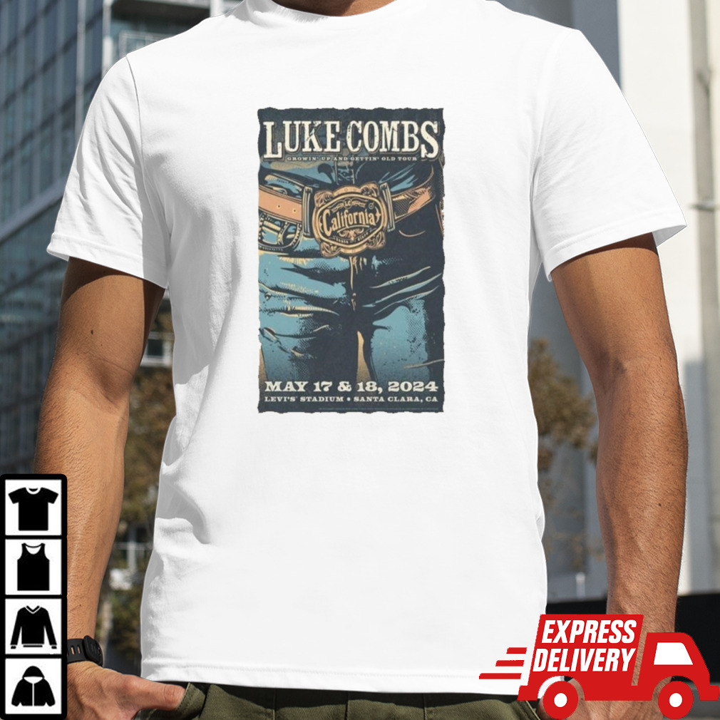 Luke Combs Show In Santa Clara CA May 17-18 2024 Shirt