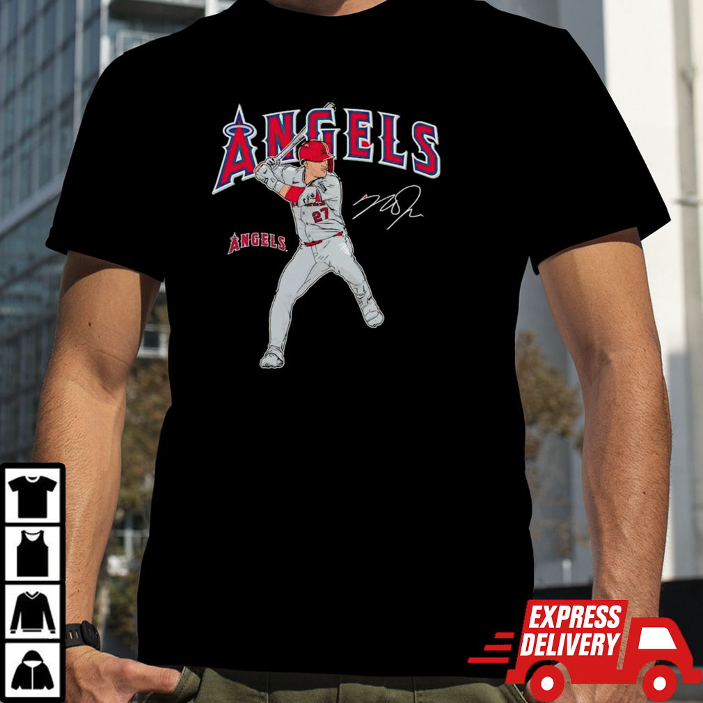 Mike Trout Los Angeles Angels Player Swing signature shirt