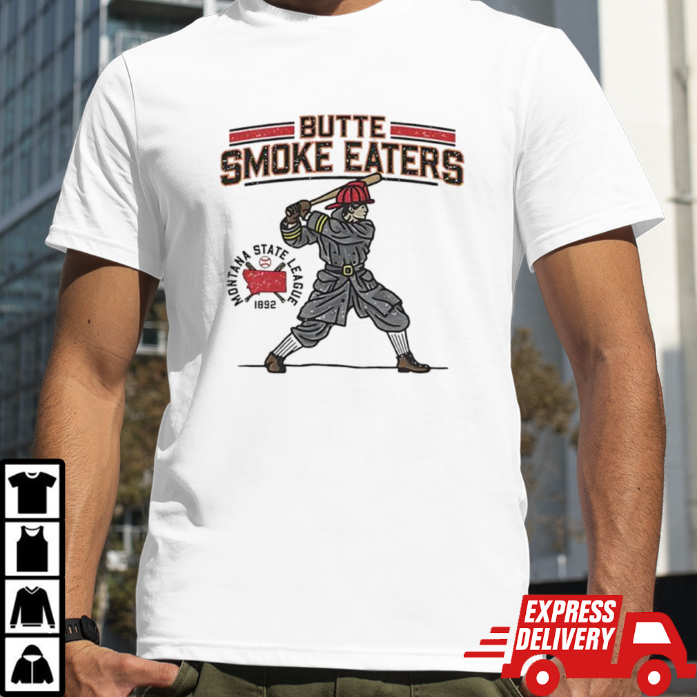 Montana State League Butte Smoke Eaters baseball shirt