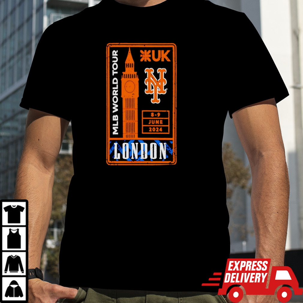 New York Mets 2024 MLB World Tour UK London Series shirt