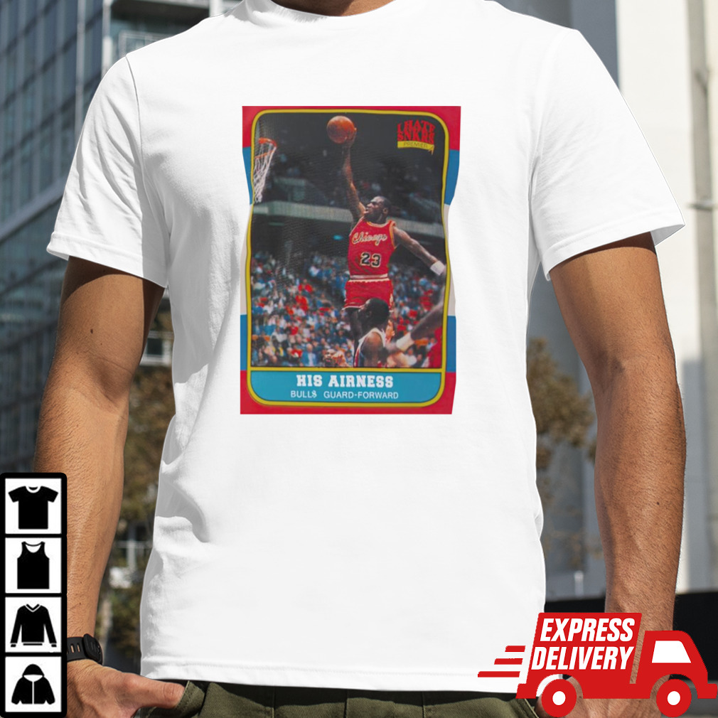 Michael Jordan his airness bulls guard-forward shirt