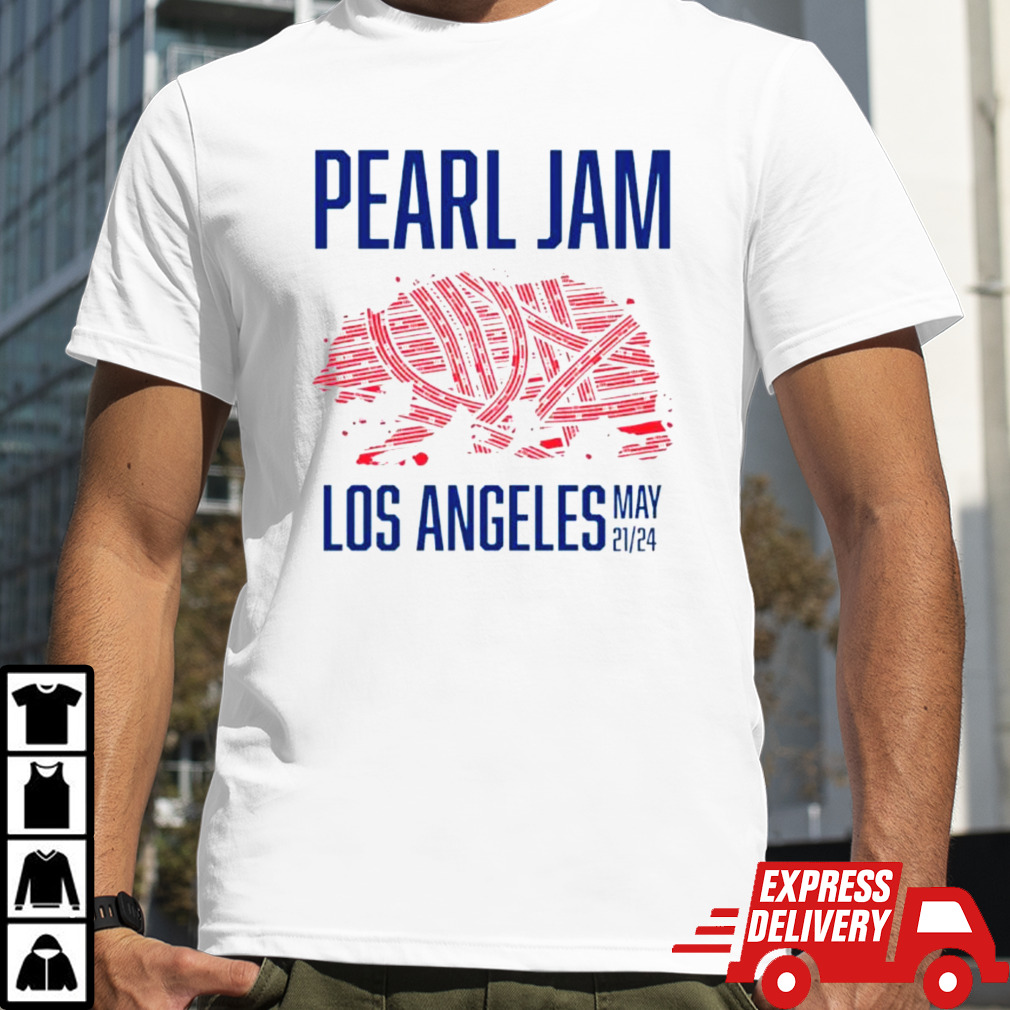 Official Pearl Jam Dark Matter World Tour Los Angeles California May 21 2024 Event Shirt