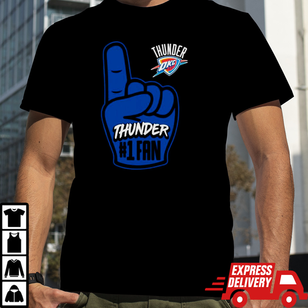 Okahoma City Thunder Basketball Hand shirt