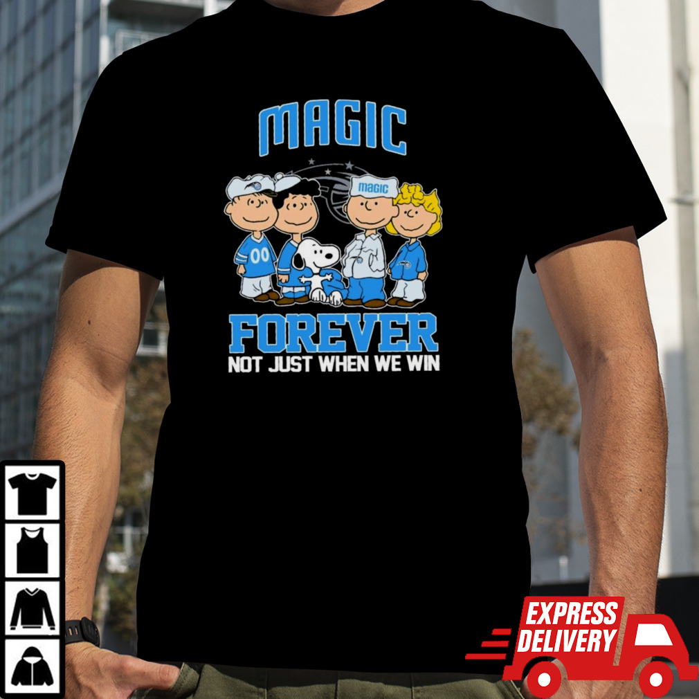 Orlando Magic X Peanuts Characters Forever Not Just When We Win Shirt