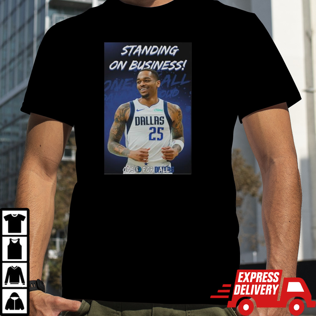 Paul Jamaine Washington Jr Dallas Mavericks Standing On Business Tonight In GM 6 Poster Shirt