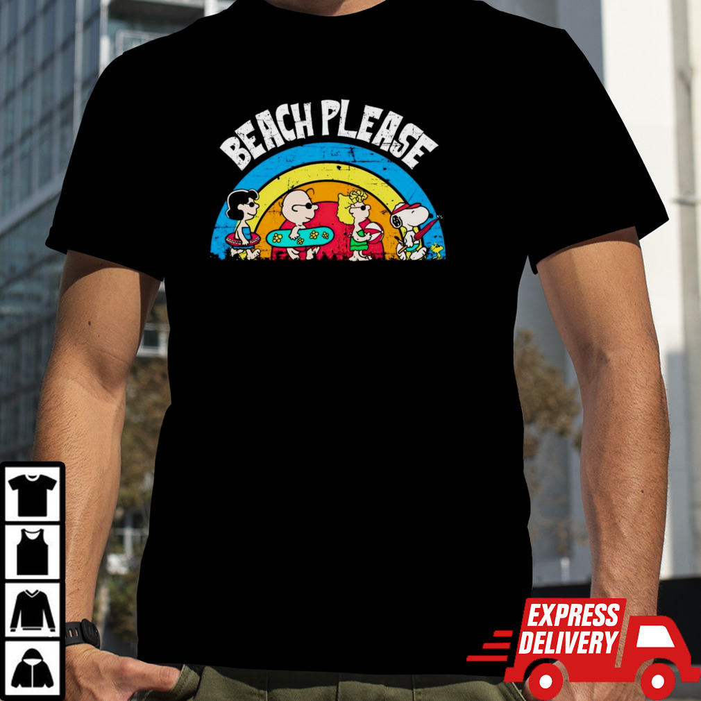 Peanuts The Beach Please shirt