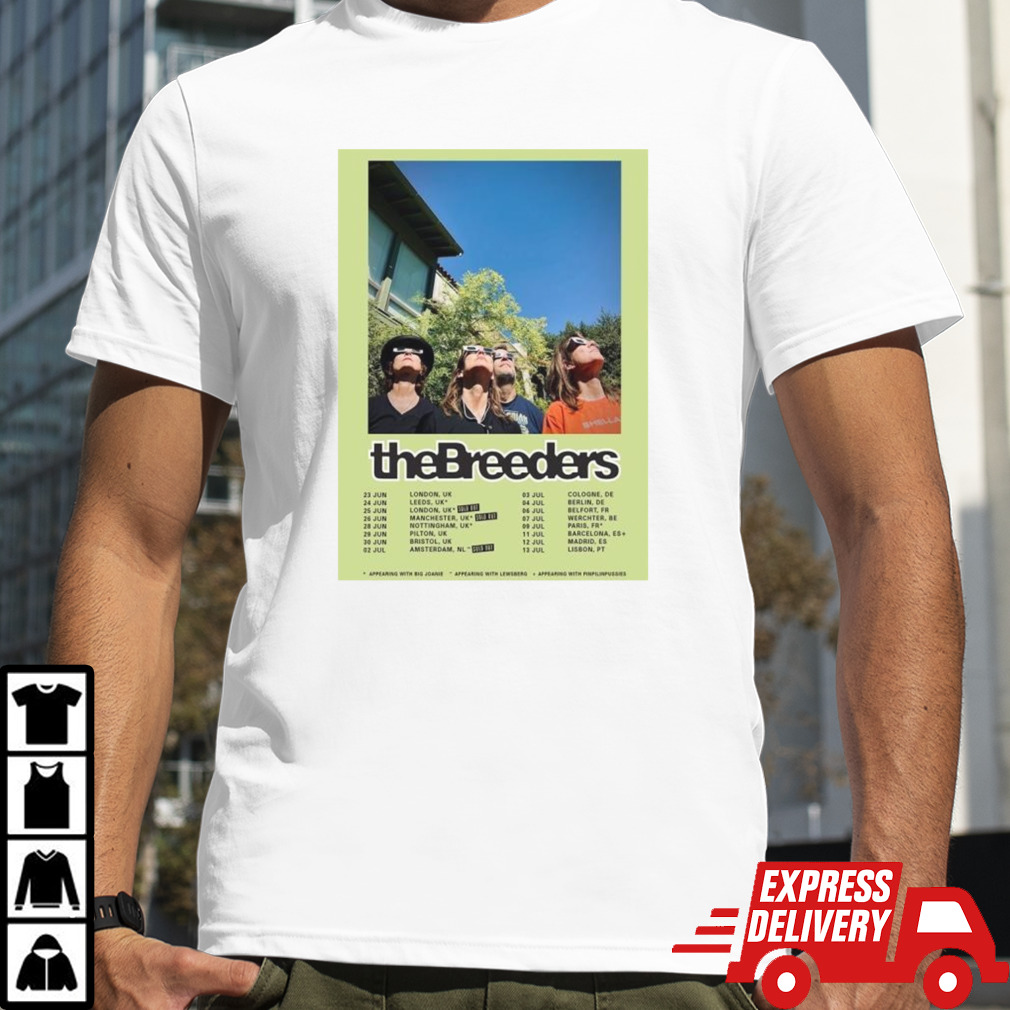 The Breeders European Tour 2024 Shirt