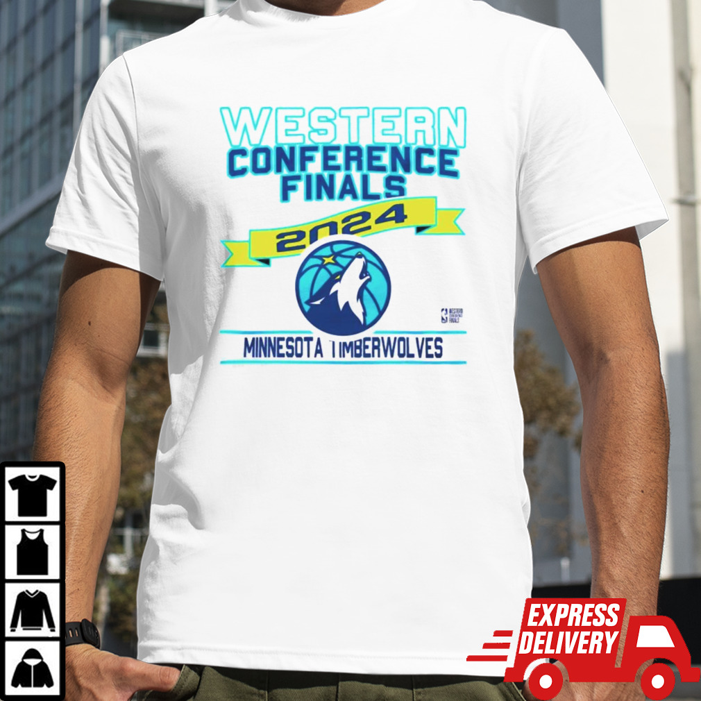 Official Minnesota Timberwolves Stadium Essentials 2024 Western Conference Finals Shirt