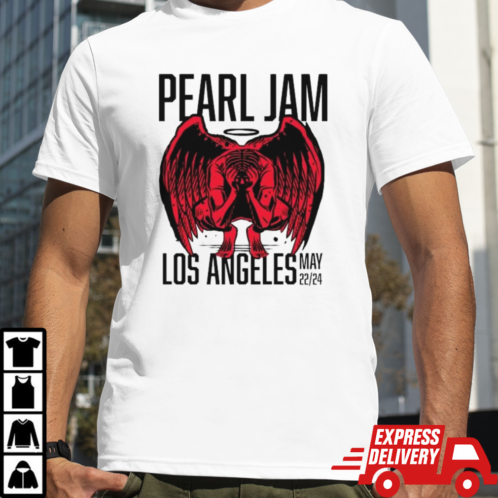 Official Pearl Jam Los Angeles May 22 2024 Tour Shirt