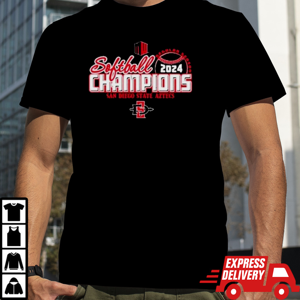 SDSU Aztecs 2024 Softball Mountain West Conference Champions Shirt