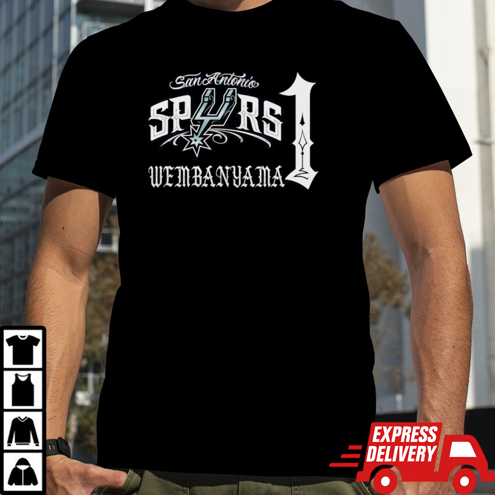 San Antonio Spurs Mister Cartoon x 2024 Rookie of the year victor Wembanyama shirt