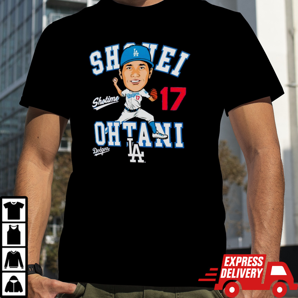 Shohei Ohtani Los Angeles Dodgers caricature shirt