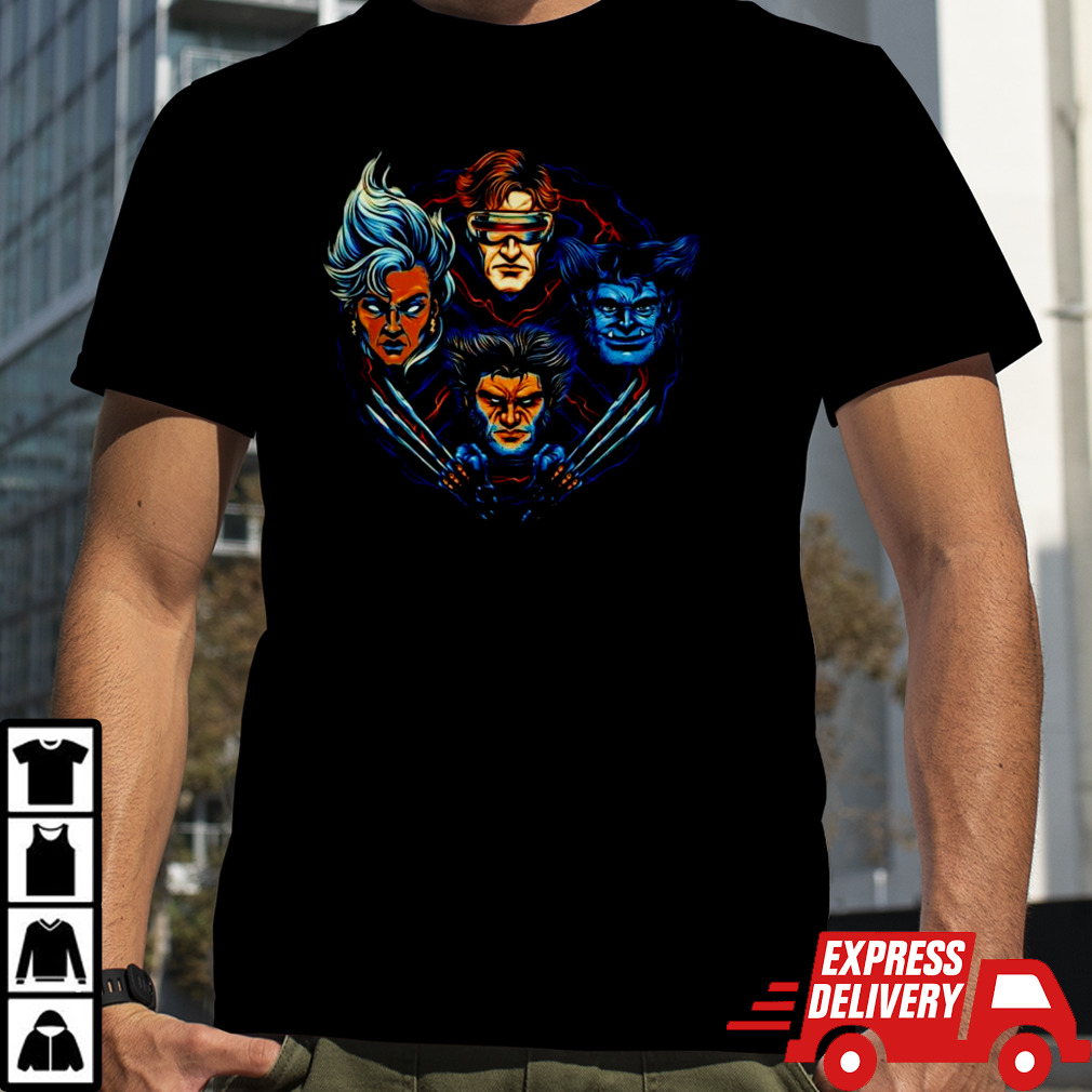 Storm Cyclops Beast and Wolverine mutant and proud shirt