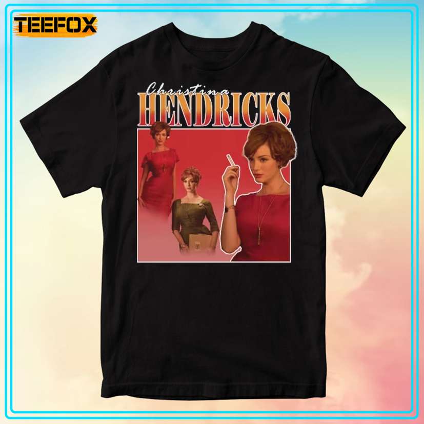 Christina Hendricks 90's Retro Style T-Shirt