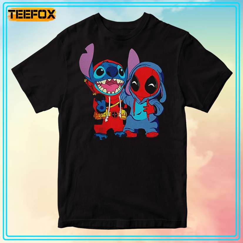 Deadpool and Stitch Best Friends Unisex T-Shirt